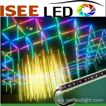 DMX 16pixels ორმაგი ცალმხრივი RGB LED 3D მილის